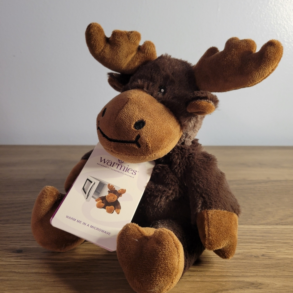 Warmies Jr Moose 9"